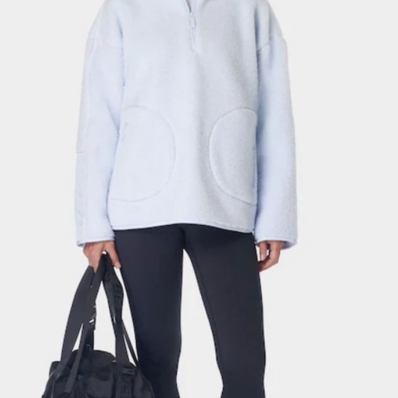 Sweaty Betty - Plush Fleece Textured Half Zip - Picture 2 of 5